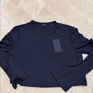 CUTS Clothing Women's Black Long Sleeve Top